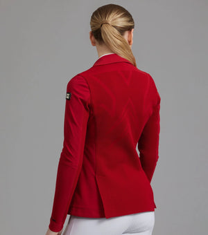 Premier Equine Quarto Ladies Competition Jacket London Red