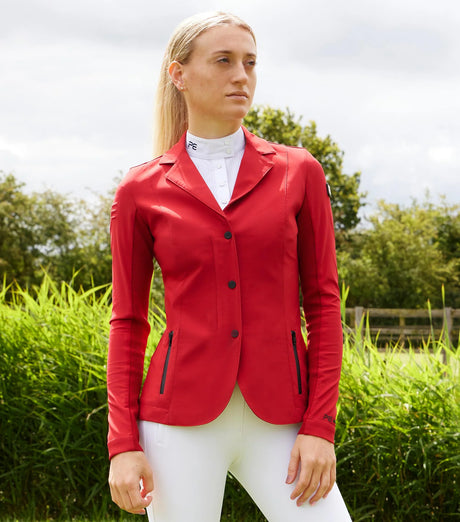 Premier Equine Quarto Ladies Competition Jacket London Red