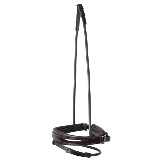 SD Design Rolled Noseband Patent Brown