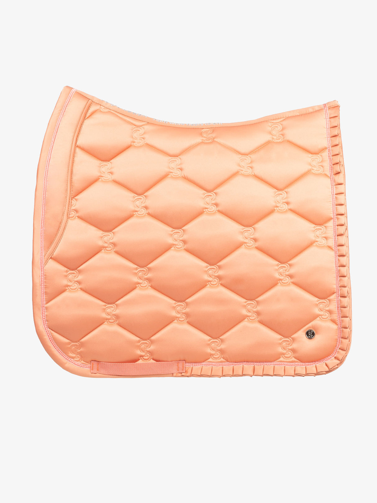 PS of Sweden Ruffle Dressage Saddle Pad Coral