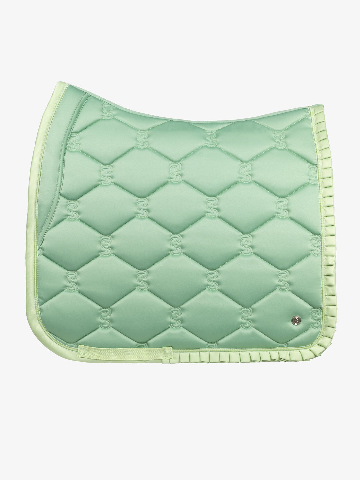 PS of Sweden Ruffle Dressage Saddle Pad Sage Green