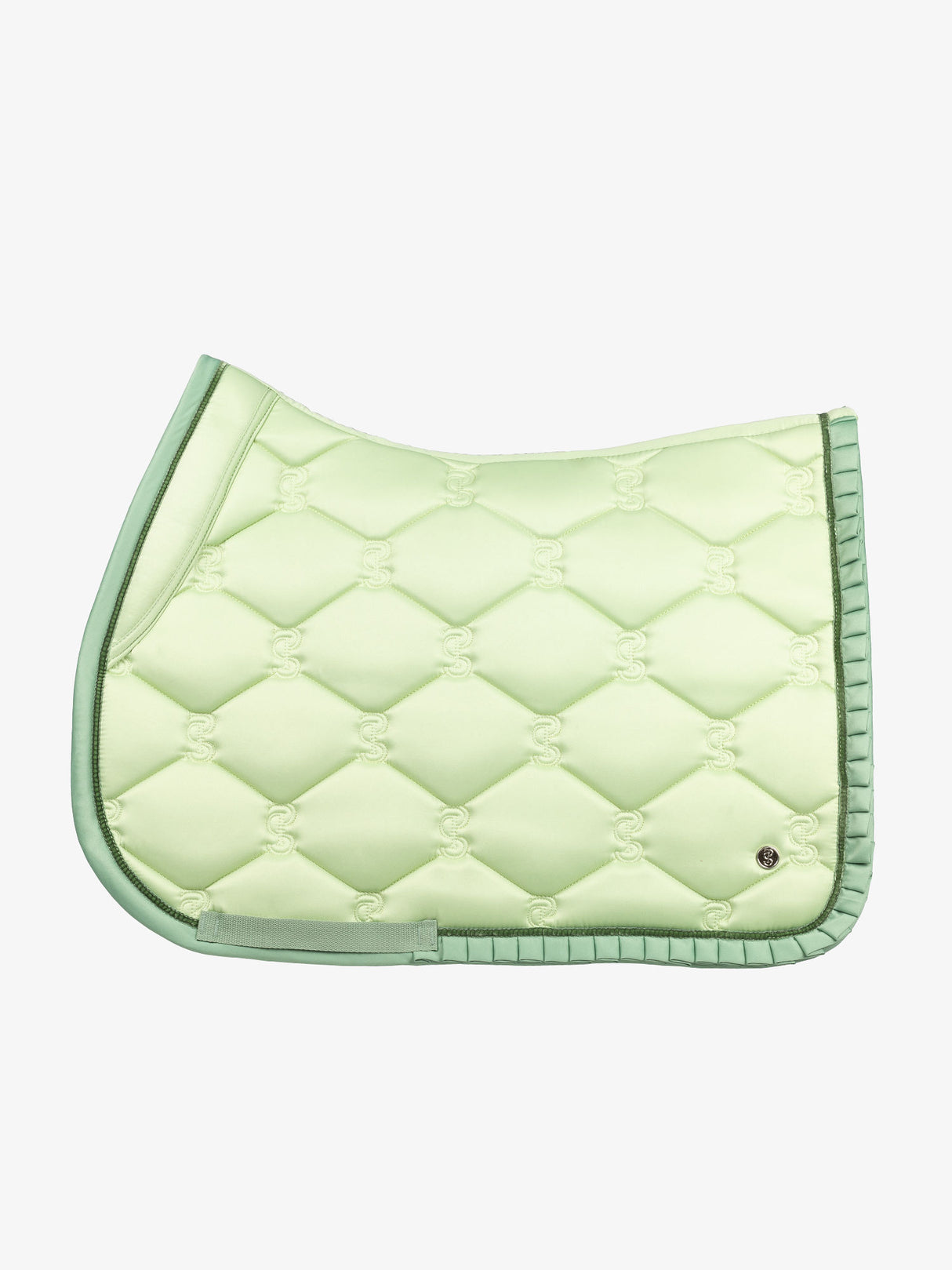 PS of Sweden Ruffle Jump Saddle Pad Seed Green