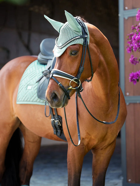 Equestrian Stockholm Ear Bonnet Mint