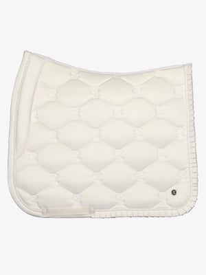 PS of Sweden Pearl Ruffle Dressage Saddle Pad Off White