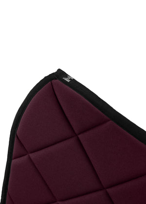 Maximilian Crew Jump Saddle Pad Burgundy