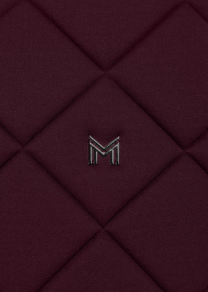 Maximilian Crew Jump Saddle Pad Burgundy