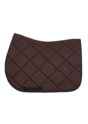 Maximilian Crew Jump Saddle Pad Chocolate