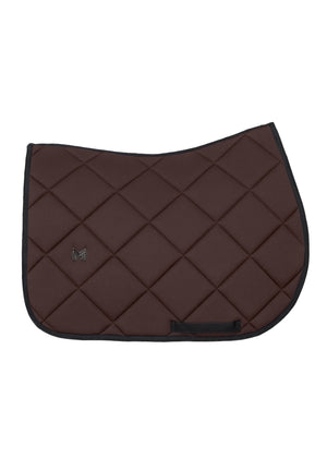 Maximilian Crew Jump Saddle Pad Chocolate
