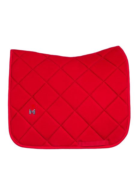 Maximilian Velvet Dressage Saddle Pad Crimson