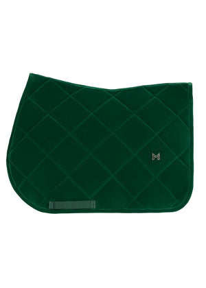 Maximilian Velvet Jump Saddle Pad Jade
