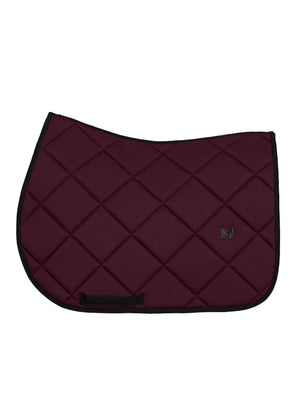 Maximilian Crew Jump Saddle Pad Burgundy