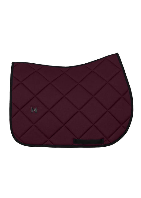 Maximilian Crew Jump Saddle Pad Burgundy