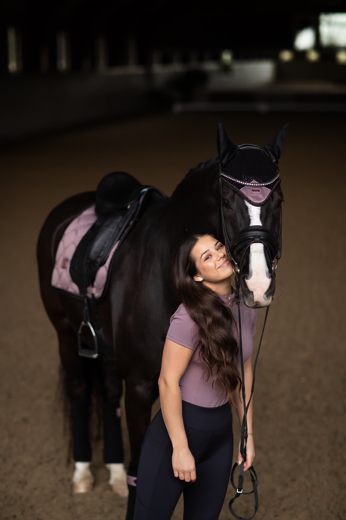 Equestrian Stockholm Ear Bonnet Anemone