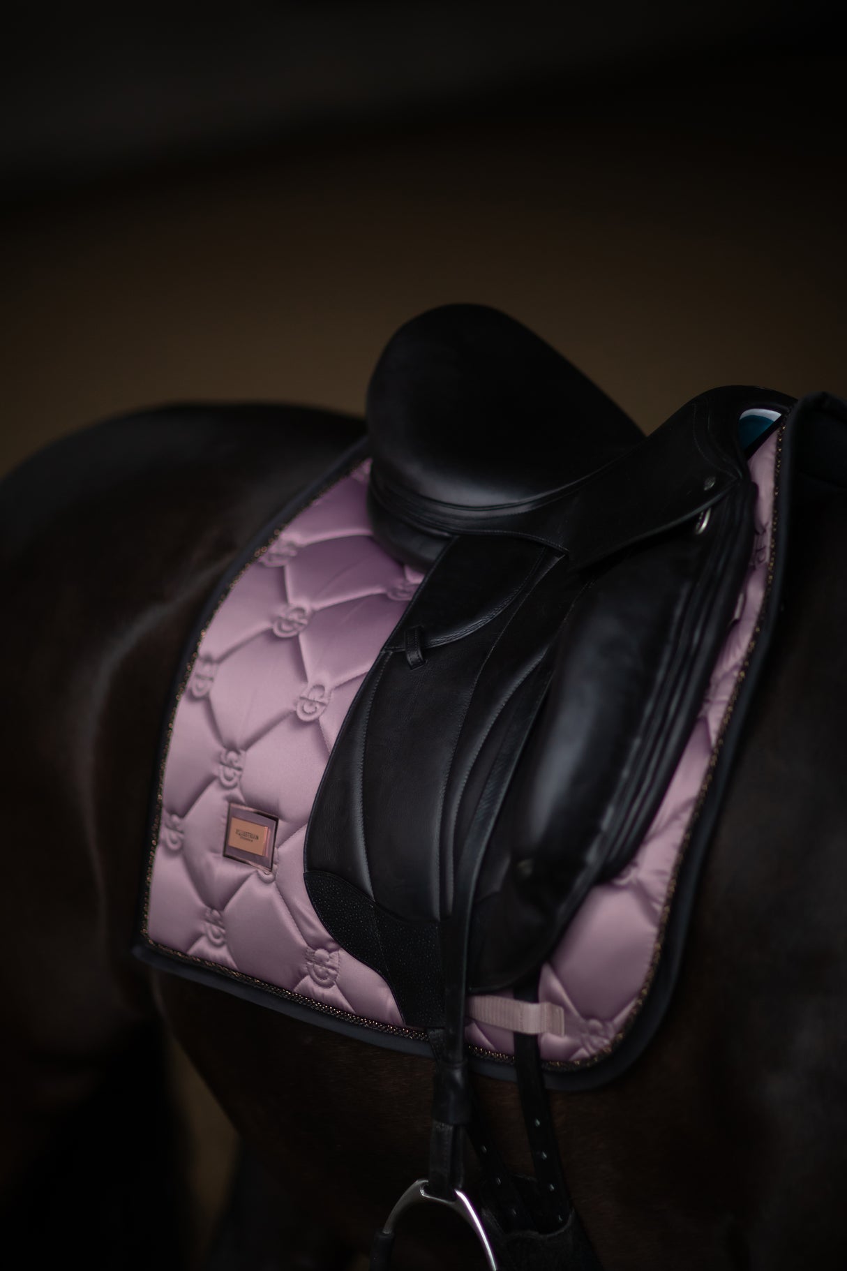 Equestrian Stockholm Dressage Saddle Pad Anemone