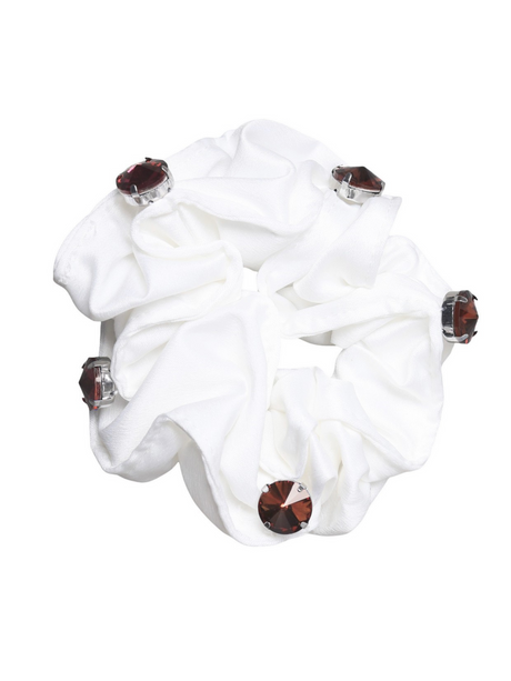 SD Design Alycia Bespoke Scrunchie White