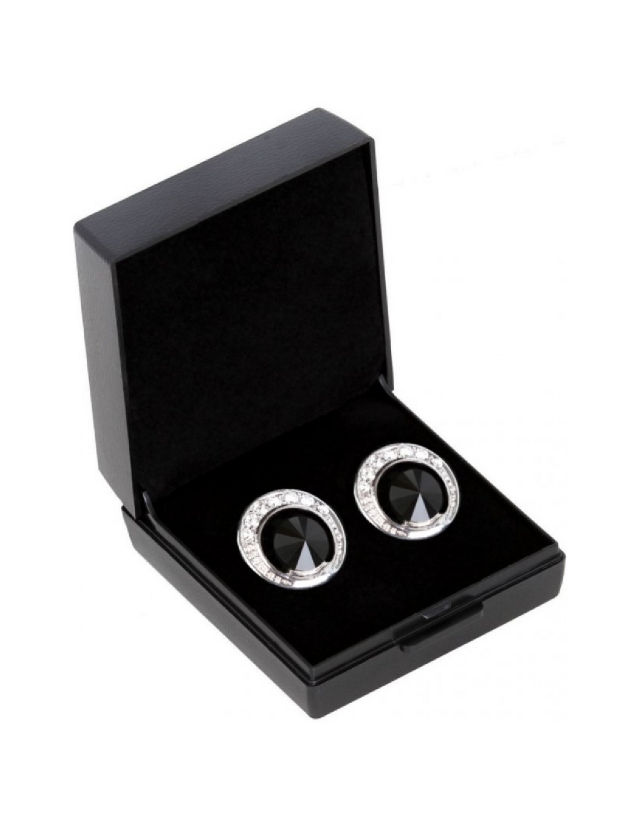 SD Design De Luxe Earrings Black Crystal