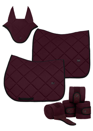 Maximilian Crew Ear Bonnet Burgundy
