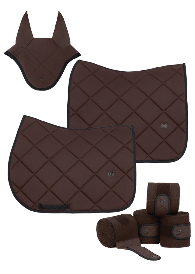 Maximilian Crew Jump Saddle Pad Chocolate
