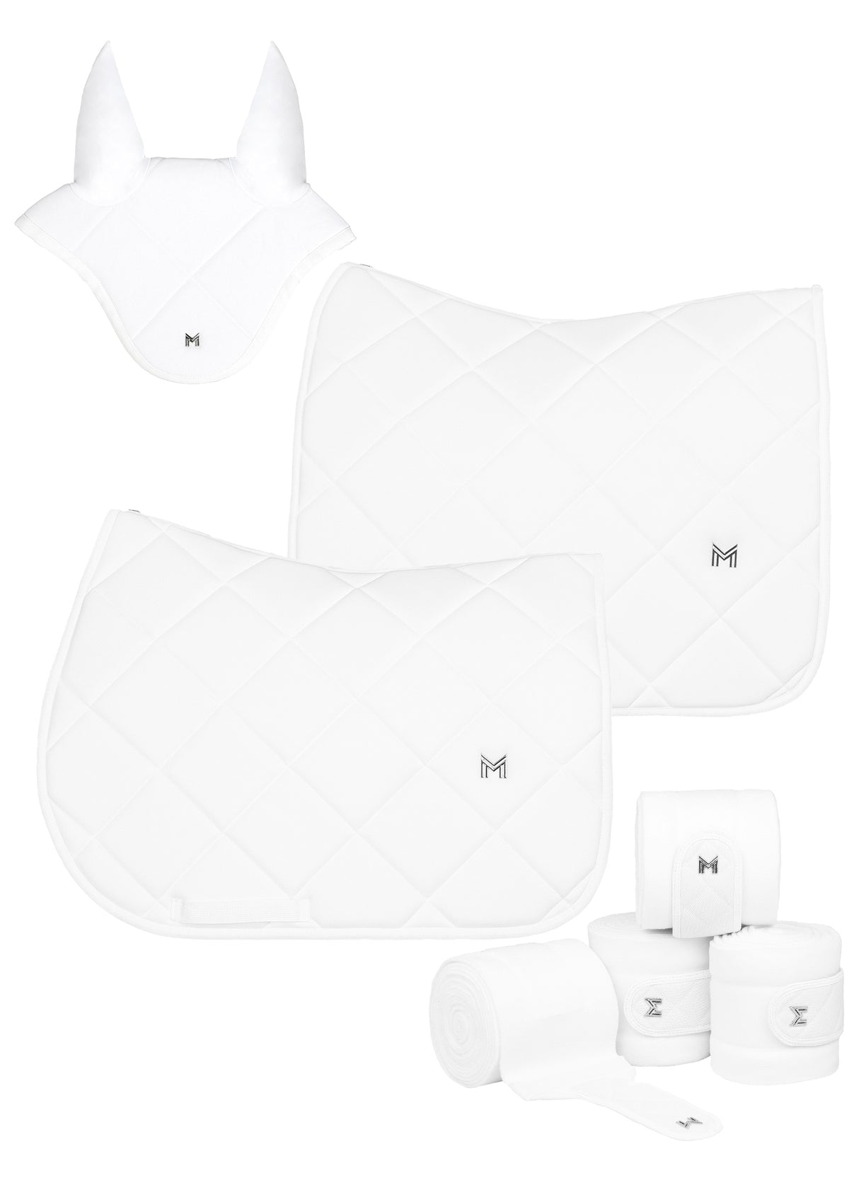 Maximilian Crew Jump Saddle Pad White