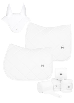 Maximilian Crew Jump Saddle Pad White
