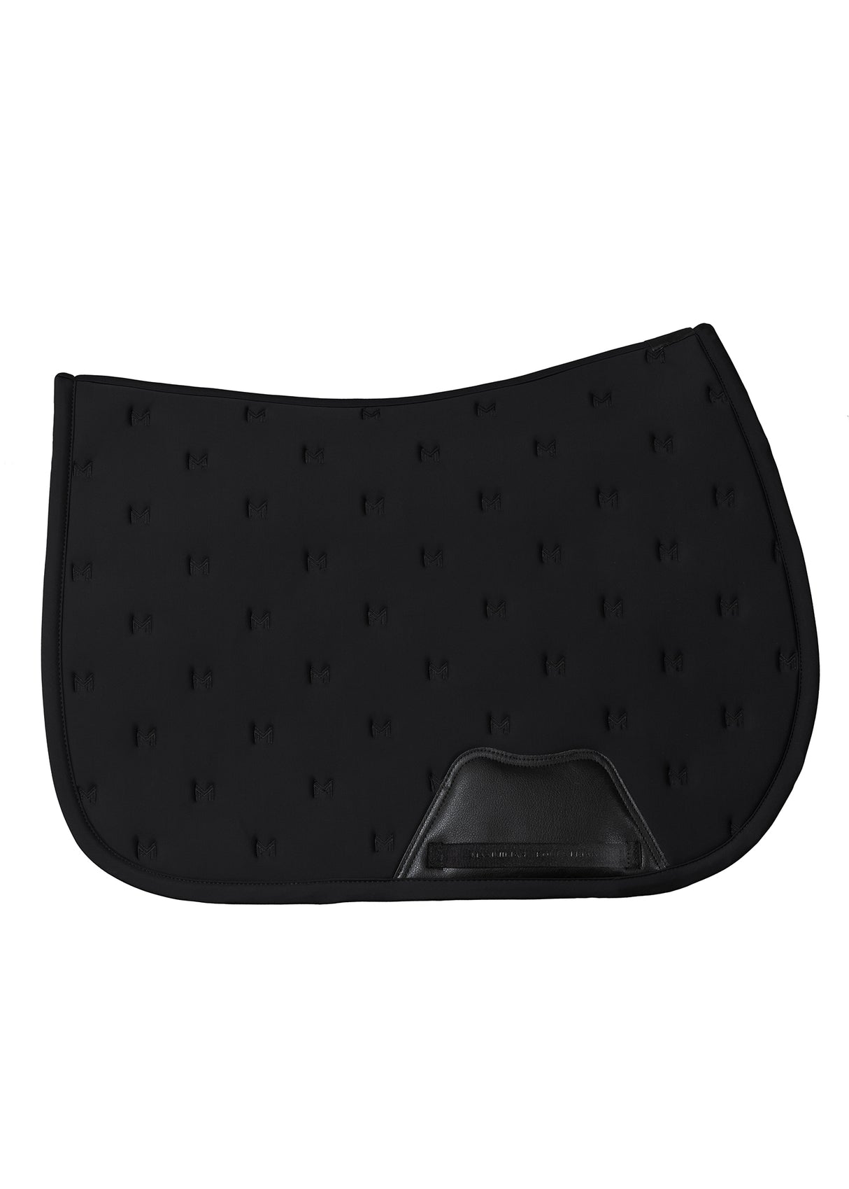 Maximilian Stamp Jump Saddle Pad Black