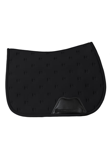 Maximilian Stamp Jump Saddle Pad Black