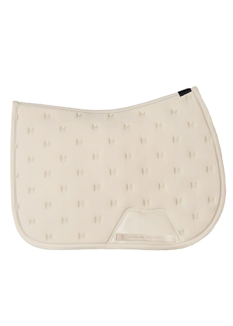 Maximilian Stamp Jump Saddle Pad Sand