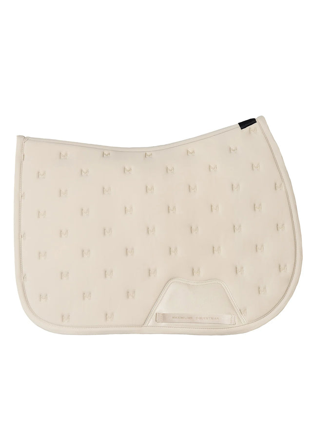 Maximilian Stamp Jump Saddle Pad Sand