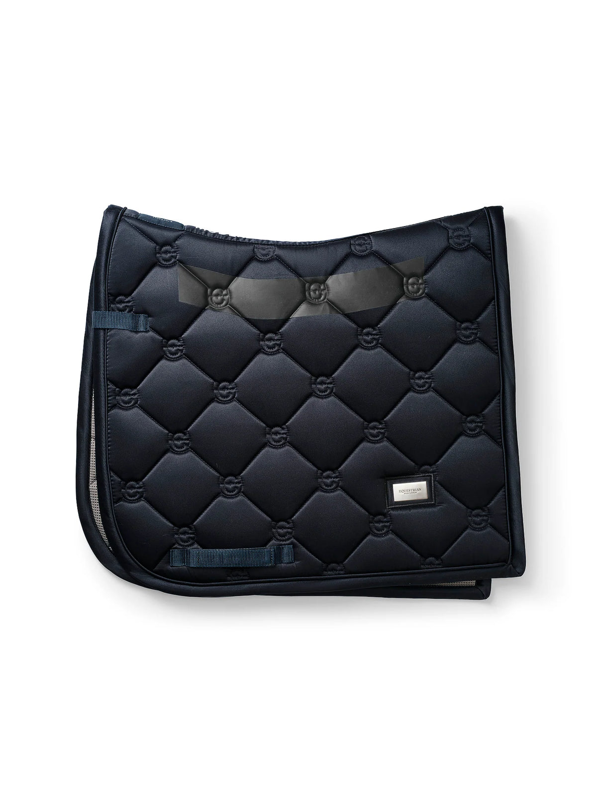 Equestrian Stockholm Dressage Saddle Pad Modern Tech Navy