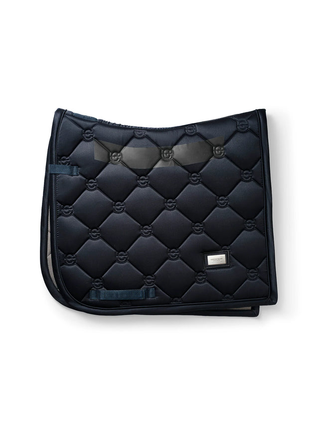 Equestrian Stockholm Dressage Saddle Pad Modern Tech Navy