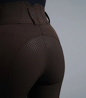 Premier Equine Sophia Ladies Full Seat High Waist Riding Breeches Chocolate