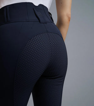 Premier Equine Sophia Ladies Full Seat High Waist Riding Breeches Navy
