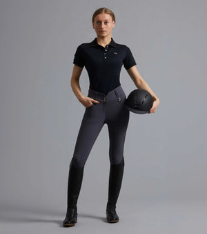 Premier Equine Sophia Ladies Full Seat High Waist Riding Breeches Anthracite