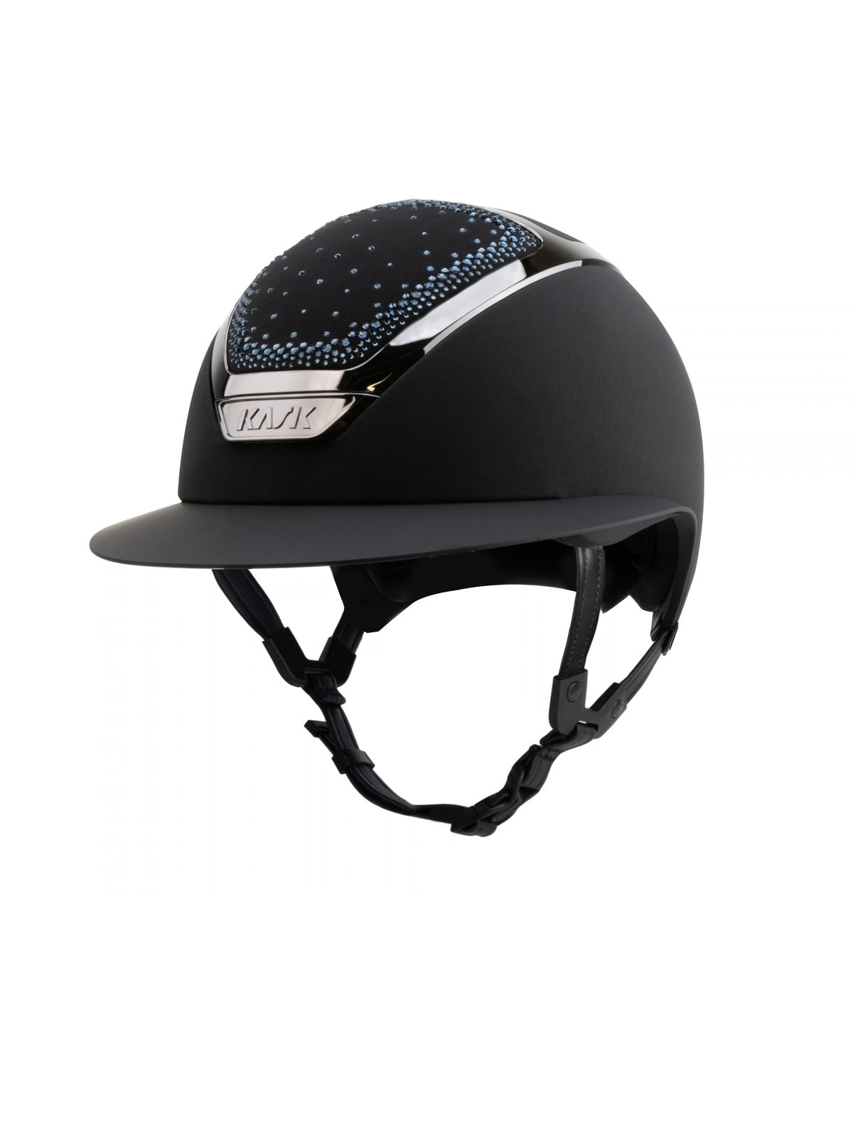 KASK Star Lady Chrome In-Out Helmet Black/Blue Montana