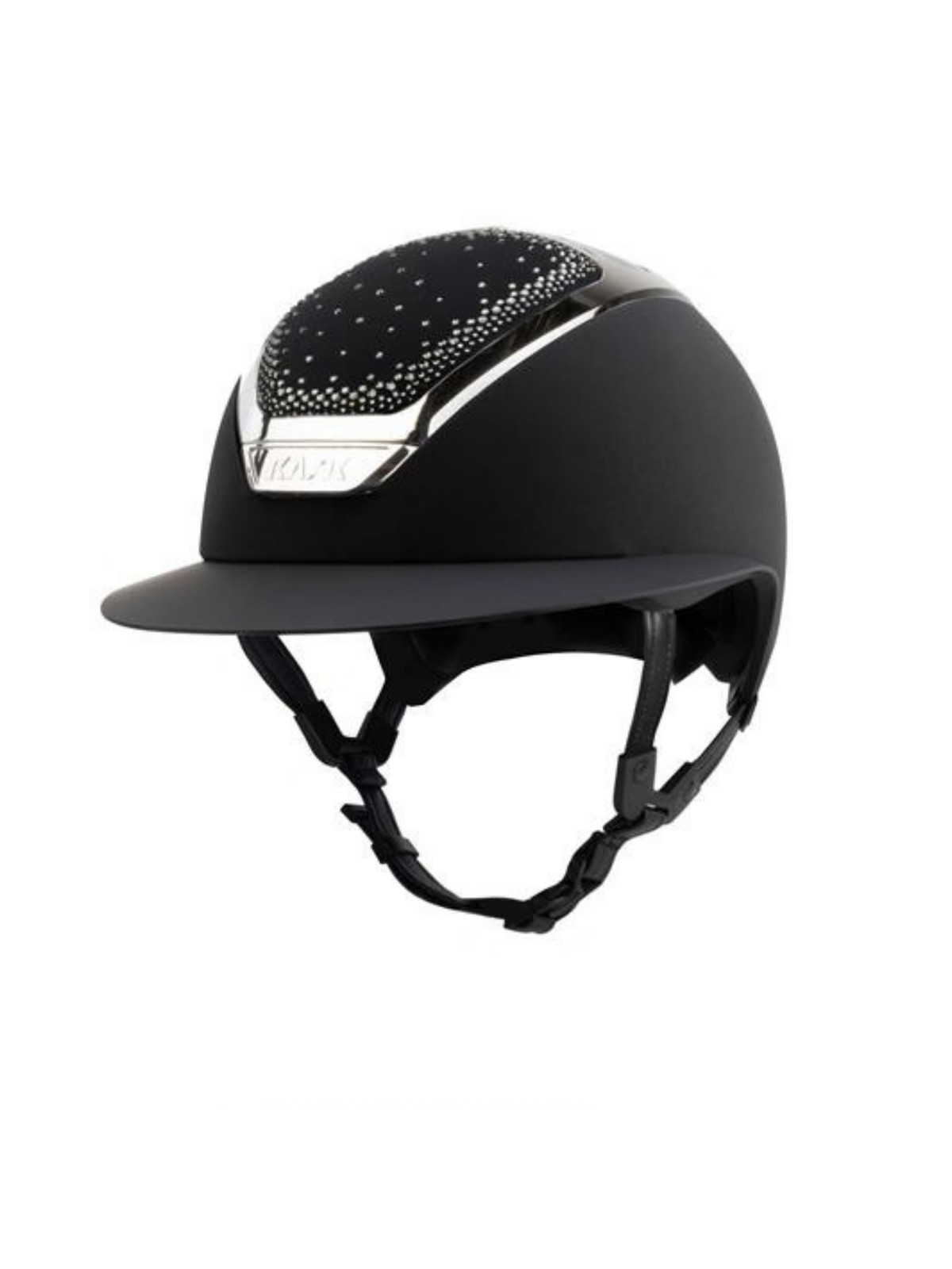 KASK Star Lady Chrome In-Out Helmet Black/Silver/Diamond