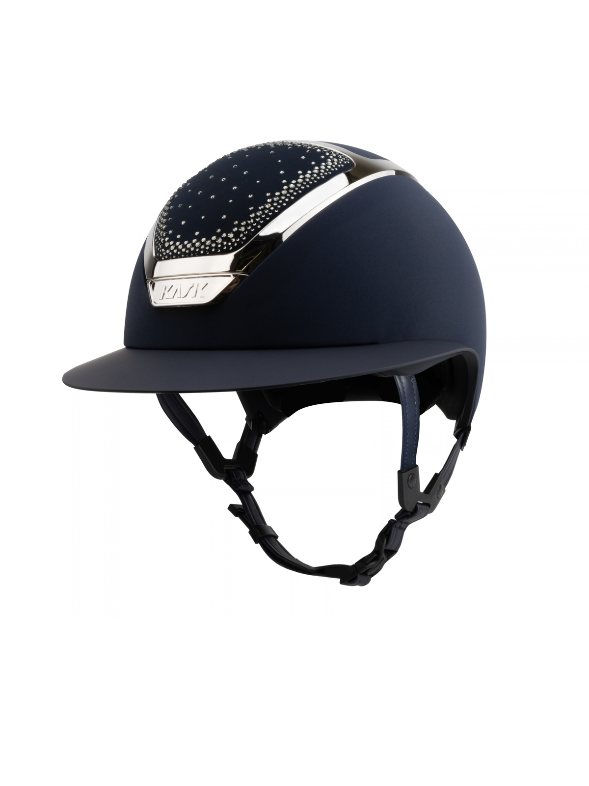 KASK Star Lady Chrome In-Out Helmet Navy/Silver/Diamond