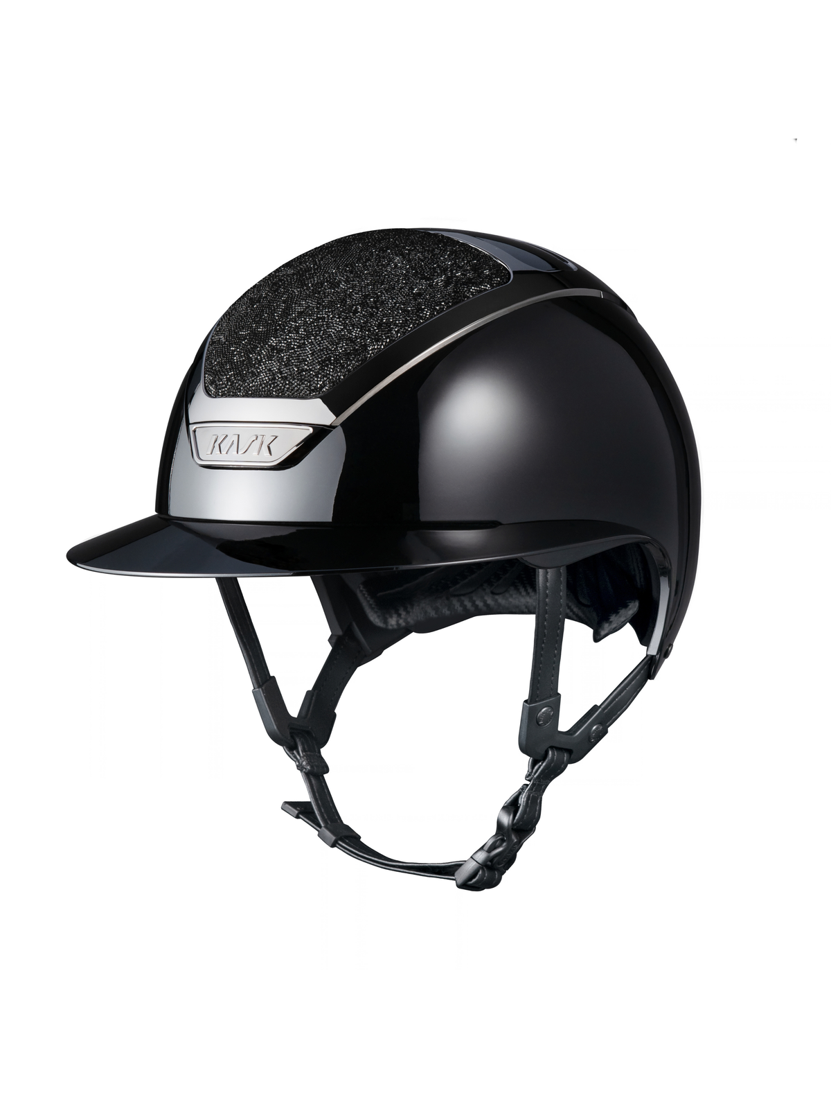 KASK Star Lady Pure Shine Swarovski Carpet Helmet Black