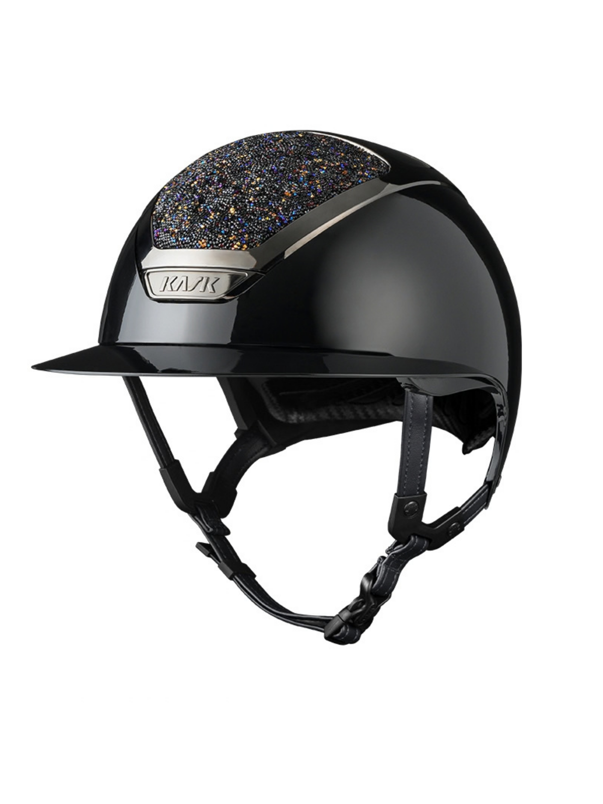 KASK Star Lady Pure Shine Swarovski Midnight Mixture Helmet Black/Volcano