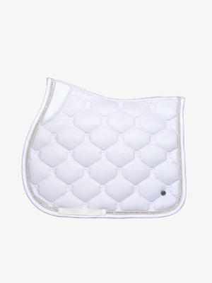 PS of Sweden Stardust Jump Saddle Pad Sparkly White