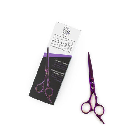 Hairy Pony Straight Scissors Purple