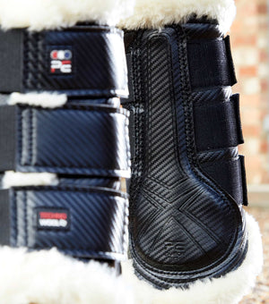 Premier Equine Techno Wool Brushing Boots Black