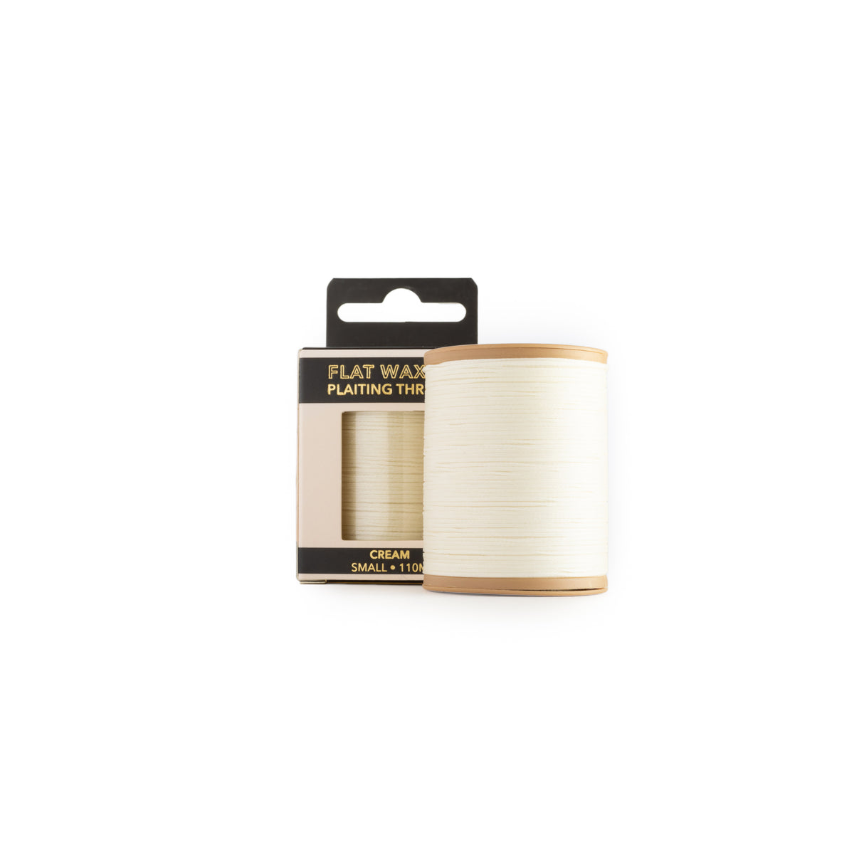 Hairy Pony Flat Waxed Plaiting Thread - Cream