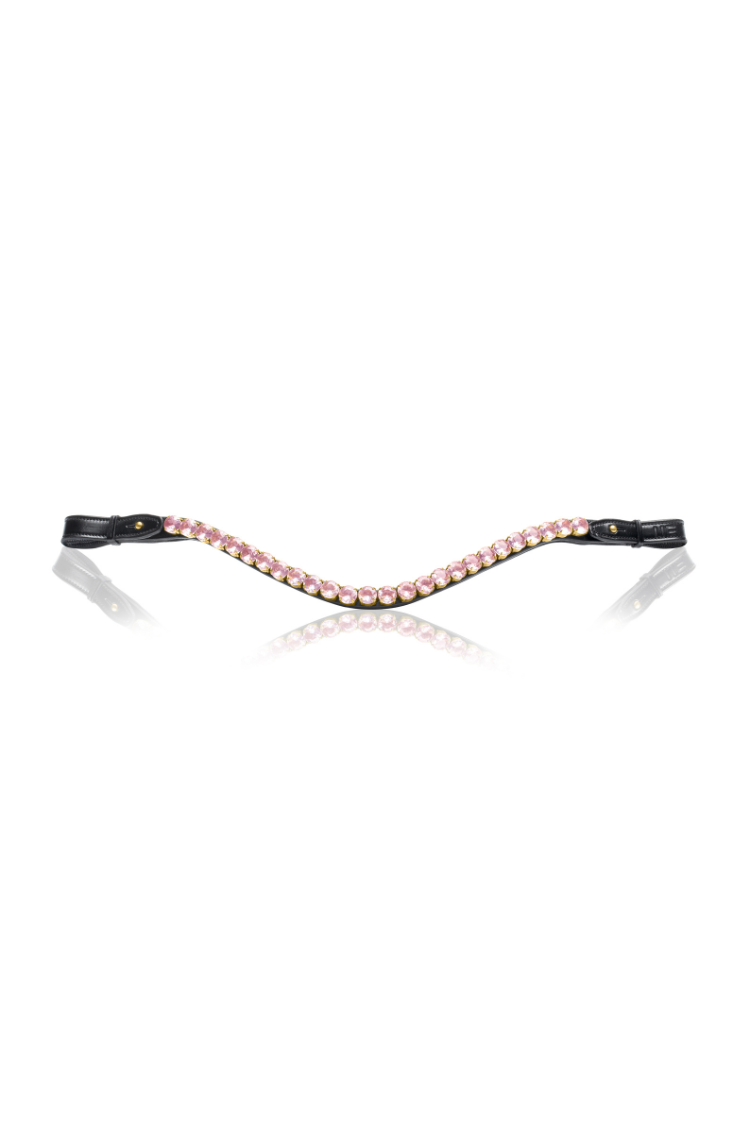 Utzon Equestrian Empire Browband Pink Shadow