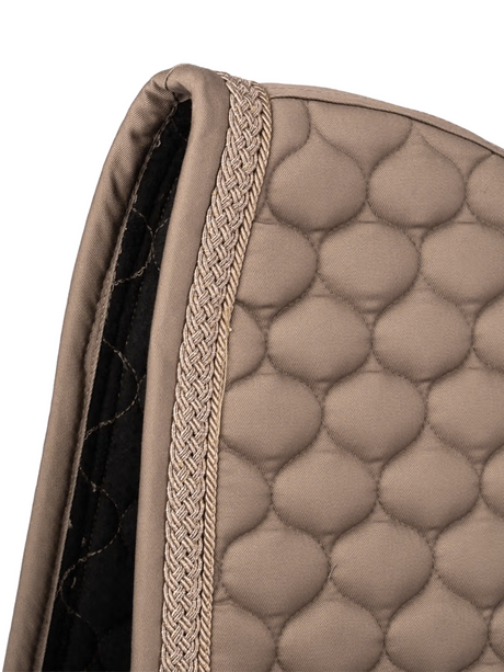 Kentucky Onion Plaited Glitter Rope Dressage Saddle Pad Beige