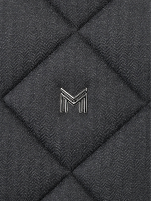 Maximilian Herringbone Dressage Saddle Pad Graphite