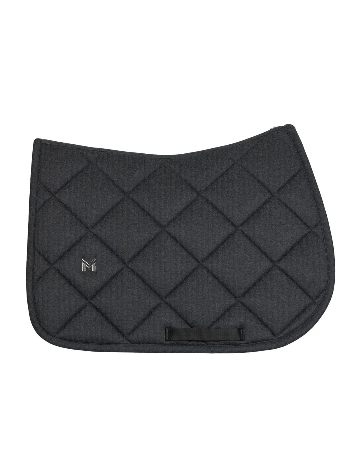 Maximilian Herringbone Jump Saddle Pad Graphite
