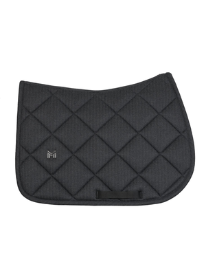 Maximilian Herringbone Jump Saddle Pad Graphite