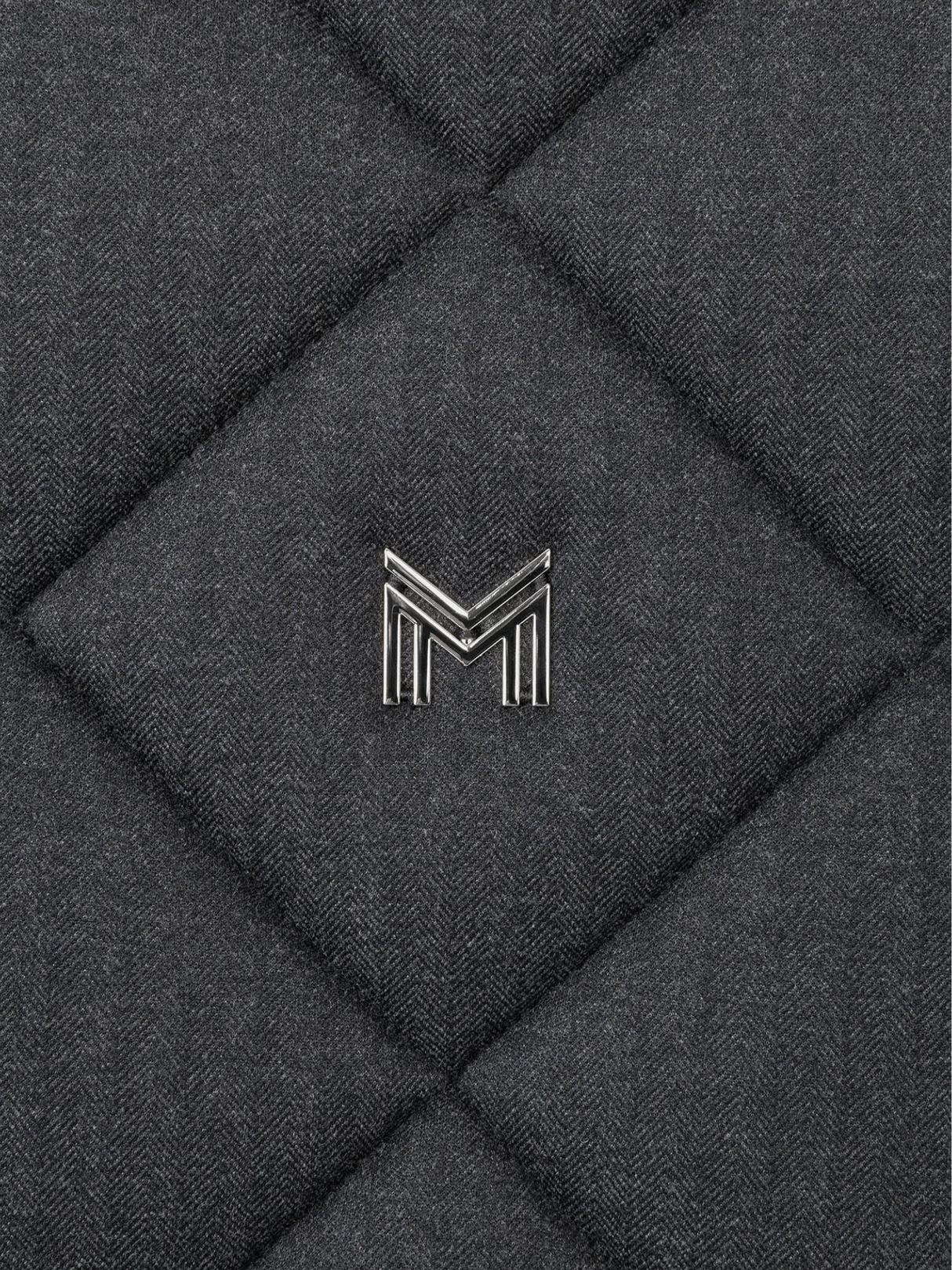 Maximilian Herringbone Jump Saddle Pad Graphite