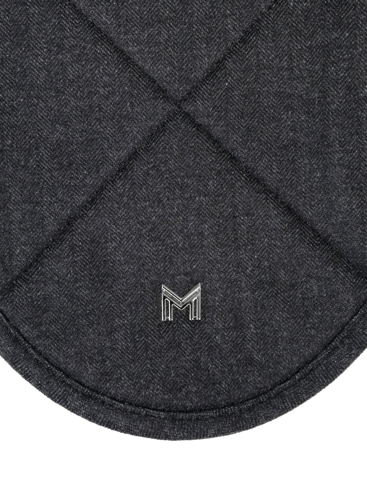 Maximilian Herringbone Ear Bonnet Graphite