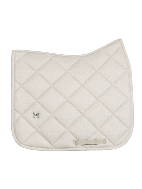 Maximilian Herringbone Dressage Saddle Pad Beige